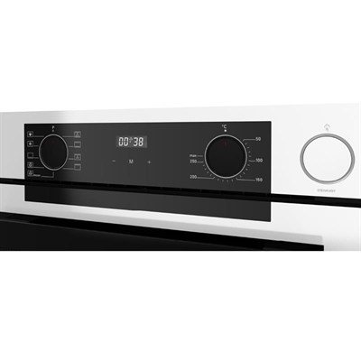 Ferre QEP64CB Beyaz Cam Buharlı Ankastre Fırın (0+9 Konum) (Artline) (Ank)