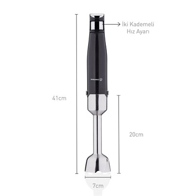 Korkmaz A448 Performix Duo Blender Set Siyah
