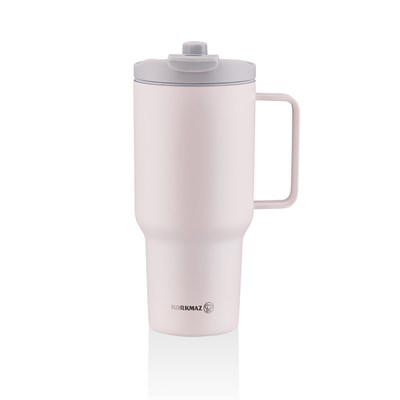 Korkmaz A5577-1 Freedom Pipetli Bardak Termos 1,0 Lt. Pembe