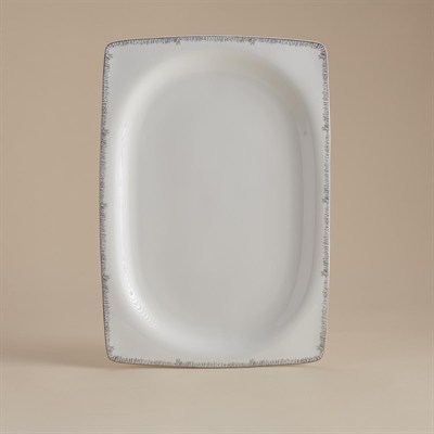 Korkmaz A8424 Bone Sel. 60 P Yemek Takımı (Kare)