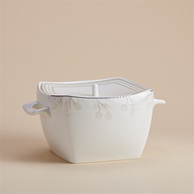 Korkmaz A8461 Bone Sel. 60 P Yemek Takımı (Kare)