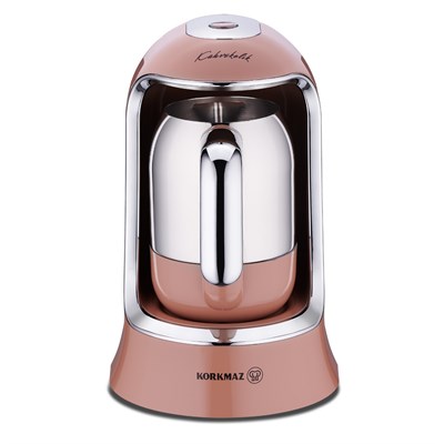 Korkmaz A860-17 Kahvekolik Otomatik Kahve Makinesi Mocha/Krom