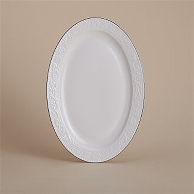 Korkmaz A9877 Floransa Coll. 53 P Yemek Takımı Platin