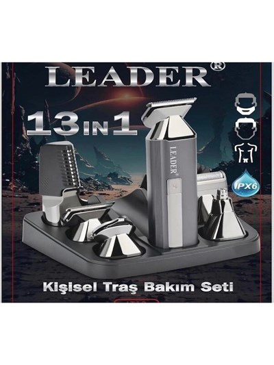 Leader LT-13 200 Dk (Kablosuz) 13İN1 Erkek Bakım Kiti