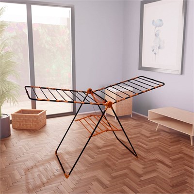 Milanor MLR-2630-01 Black Gold Çamaşır Kurutmalık