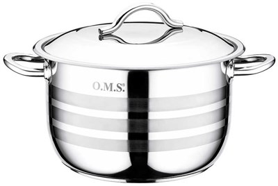 OMS 2005 Silver 34 X 20 Cm Derin Tencere
