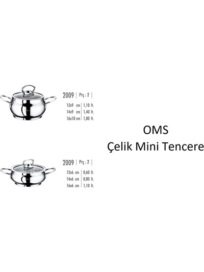 OMS 2009 14 X 9 Mini Derin Derin Güveç Tencere
