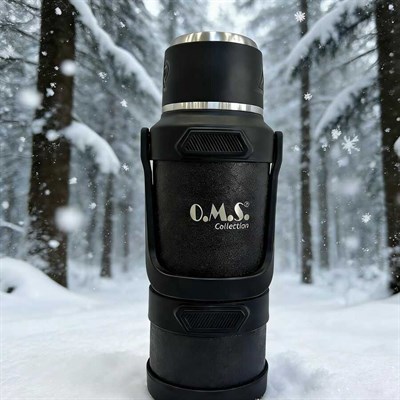 OMS Stormthermo Çelik Termos 8503 - 4 Litre - Siyah
