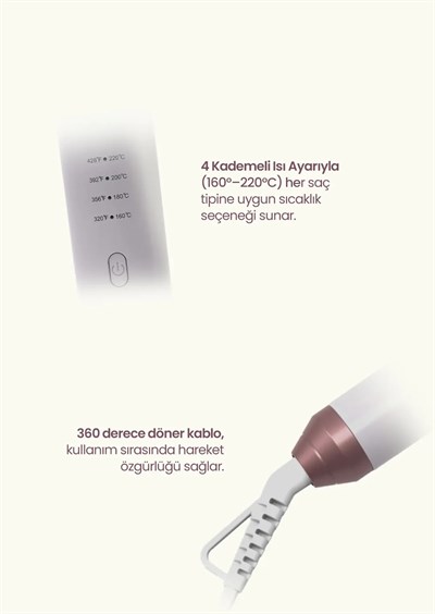 Relux RC9588 Keratincare 25 Mm Otomatik Maşa