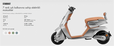 Roadpecker Keren Stardust Elektrikli Motor