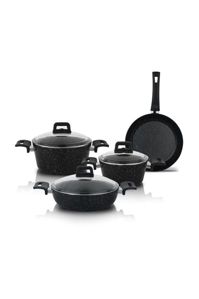 Schafer 1S683-22005-SIY02 New Savor  Y.Tencere Seti - 7 Parça-Siyah