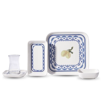 Sofra-Korkmaz A8854-1 Plaza Collection 25 Parça Kahvaltı Takımı