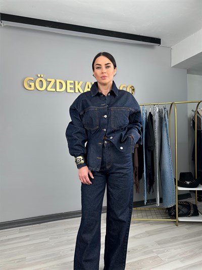 BELDEN OTURTMALI DENİM TAKIM