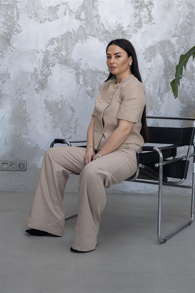 GOLD DÜĞMELİ CEKET PANTOLON TAKIM