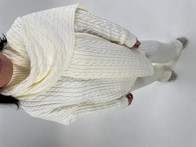 KREM ATKILI MARKA MODEL PANTOLON TRİKO TAKIM