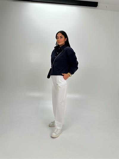 POLO KOT DETAY YAKALI LACİ SWEATSHİRT