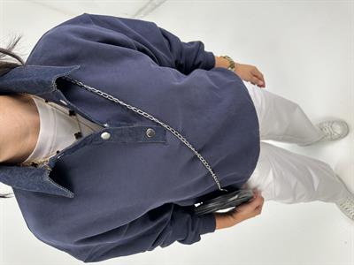 POLO KOT DETAY YAKALI LACİ SWEATSHİRT