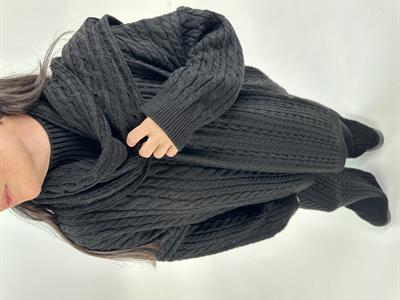 SİYAH ATKILI MARKA MODEL PANTOLON TRİKO TAKIM