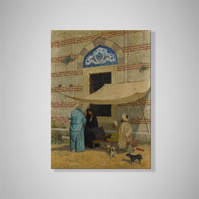 Arzuhalci Kanvas Tablo – Osman Hamdi Bey Public Scribe Klasik Sanat Eseri