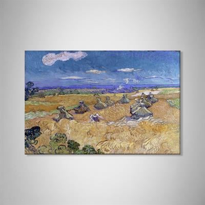 Biçerdöverli Buğday Tarlası (1889) – Vincent van Gogh
