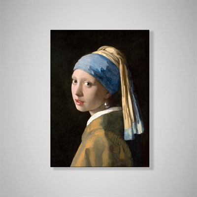 İnci Küpeli Kız Kanvas Tablo – Johannes Vermeer Girl with a Pearl Earring Klasik Sanat Eseri