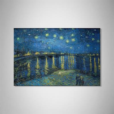 Rhone Üzerinde Yıldızlı Gece (1888) – Vincent van Gogh