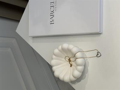 3 Boyutlu Çelik Kaplama Kalpli Kolye Gold