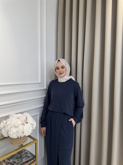 ALMARWAH Anvelop Eşofman Takım Lacivert