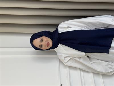 Bloom Desen Şal Lacivert