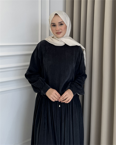 Bluz Etek Takım Füme