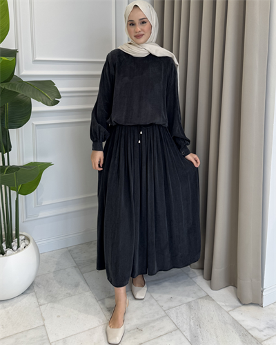 Bluz Etek Takım Füme