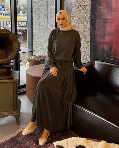 Bluz Etek Takım Haki