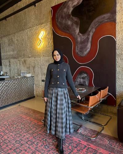 Buklet Dokulu Hırka Füme