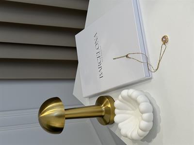 Dorika Zincirli-Çelik Kaplama Paslanmaz Kolye Gold