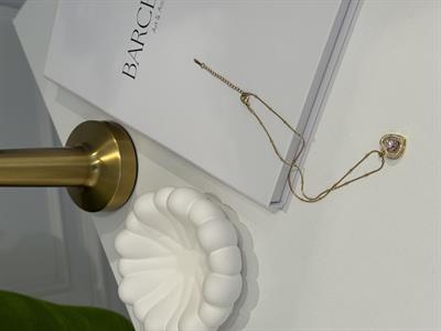 Dorika Zincirli-Çelik Kaplama Paslanmaz Kolye Gold