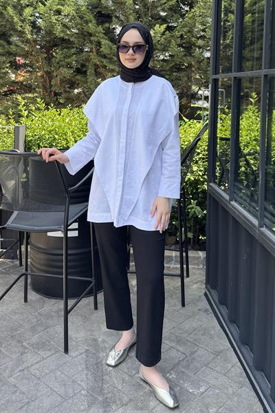 Düz Kesim Siyah Pantolon Siyah