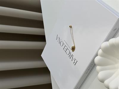 İçi Dolgulu Kalp- Gold Kaplama Paslanmaz Çelik Kolye Gold