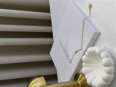 İnci Çerçeveli Kalp Kolye- Gold Kaplama-Paslanmaz Çelik Gold