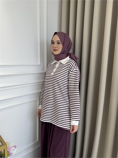 Miora T-Shirt Mürdüm