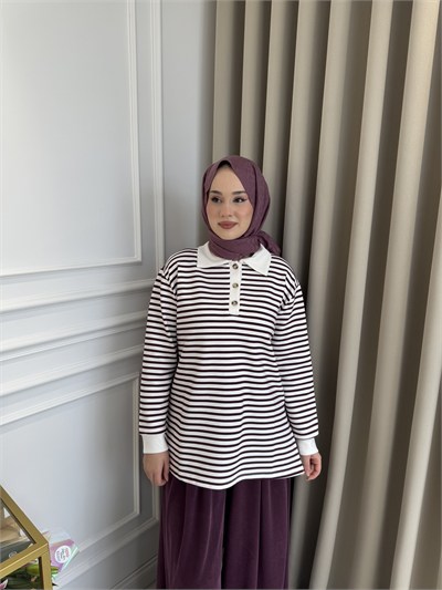 Miora T-Shirt Mürdüm