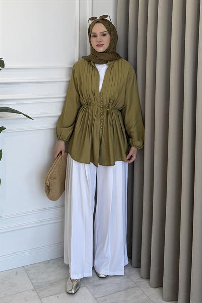 Palazzo Pantolon Beyaz