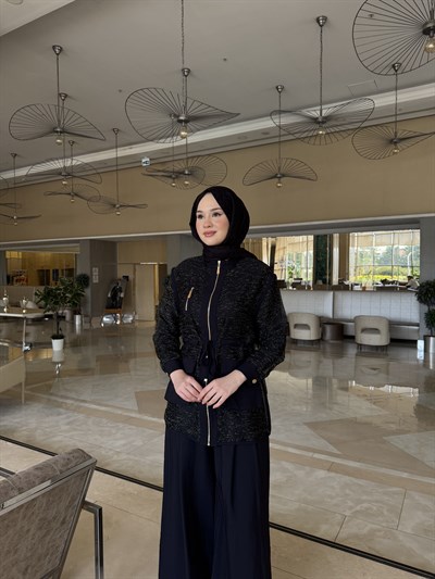 Safir Pantolon Takım Siyah