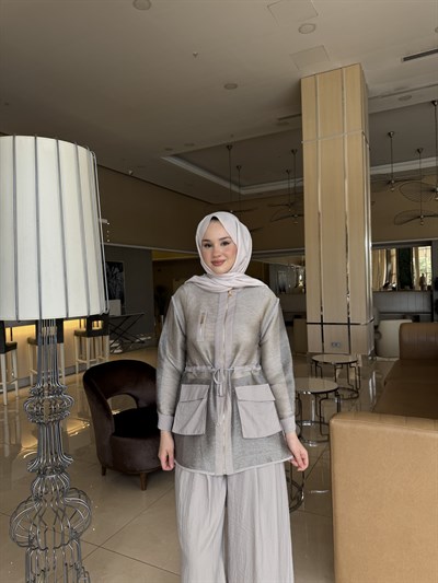 Safir Pantolon Takım Taş