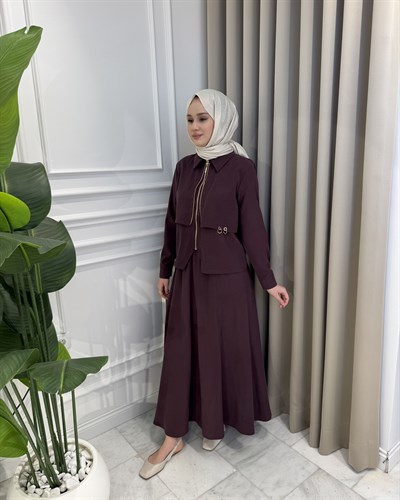 Siena Etek Takım Mürdüm