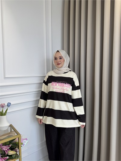 Stella T-Shirt Kahverengi