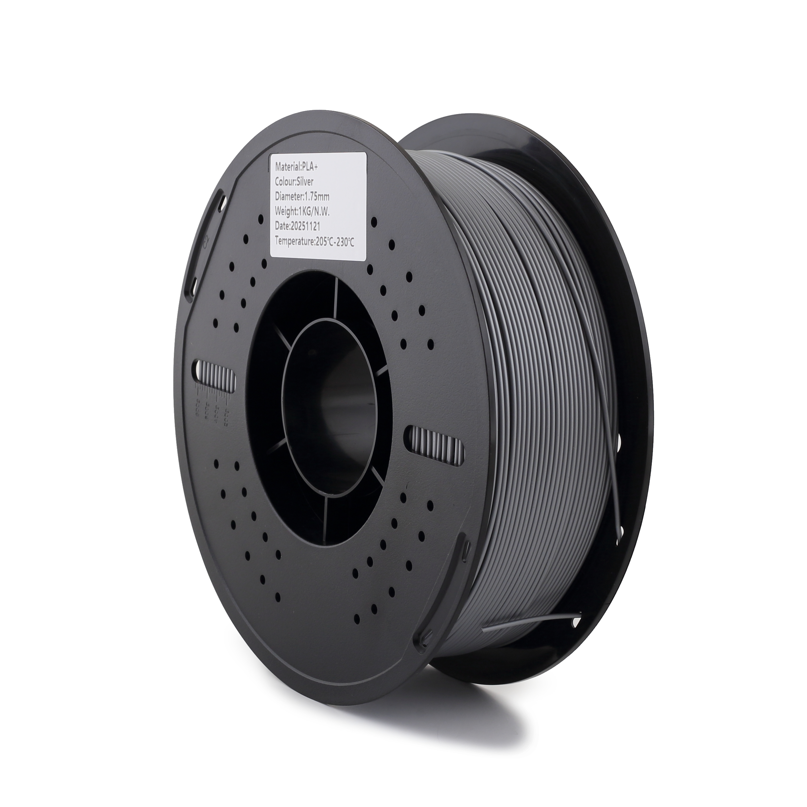 Filamix PLA+ Gümüş 1,75 mm 1 kg filament makarası - 3D Hocası