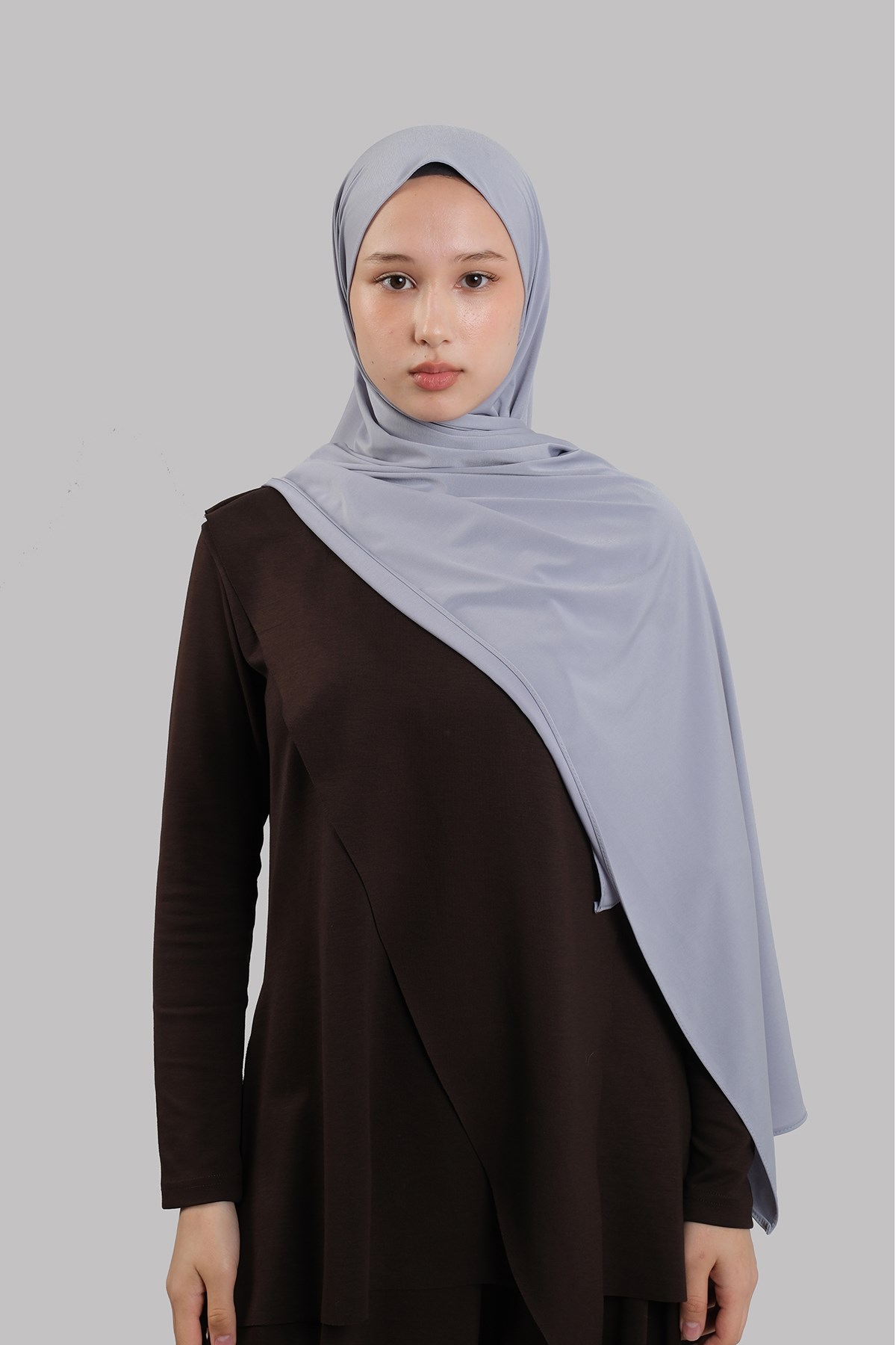 Gri Düz Klasik Şal Dikişli Premium Jersey Sade 202129_15