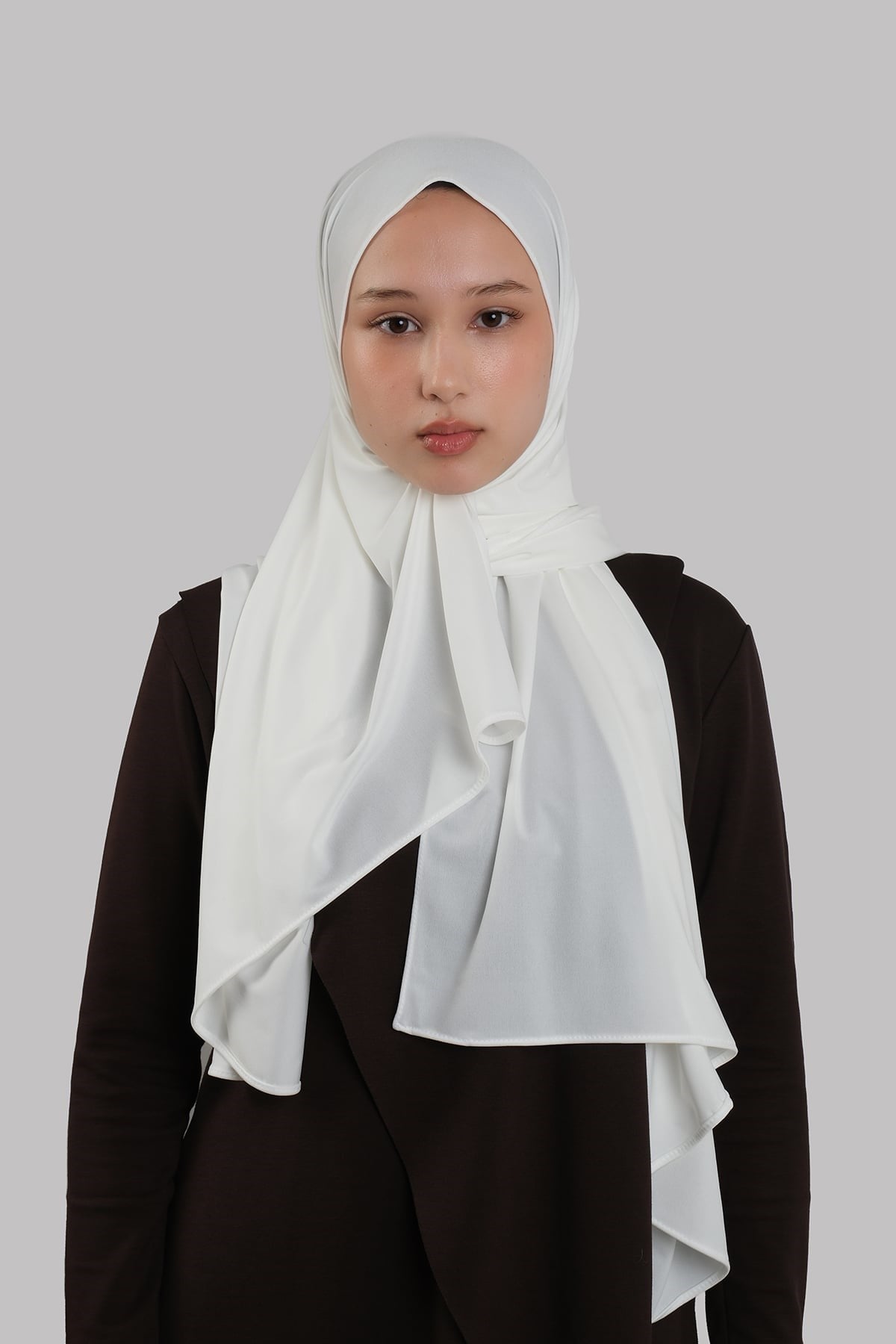 Krem Düz Klasik Şal Dikişli Premium Jersey Sade 202129_40