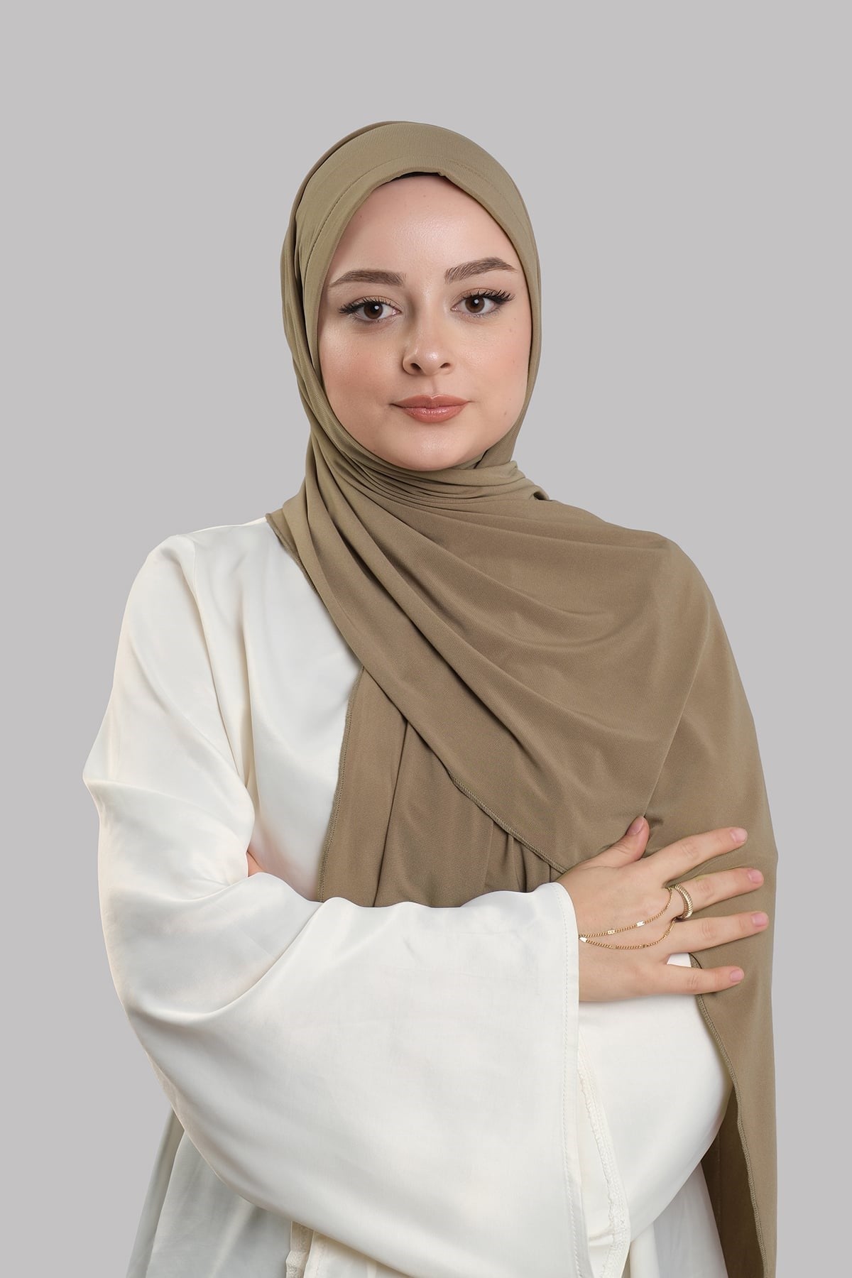 Taba Pratik Hazır Geçmeli Şal Sandy Önü Süngerli 2412_33