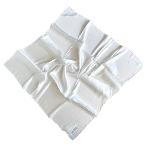 Aker Krem Zarif Şık Kristal Eşarp